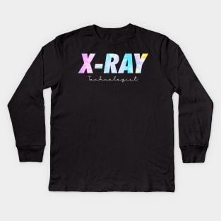X-Ray Technologist Radiologic Tech Kids Long Sleeve T-Shirt